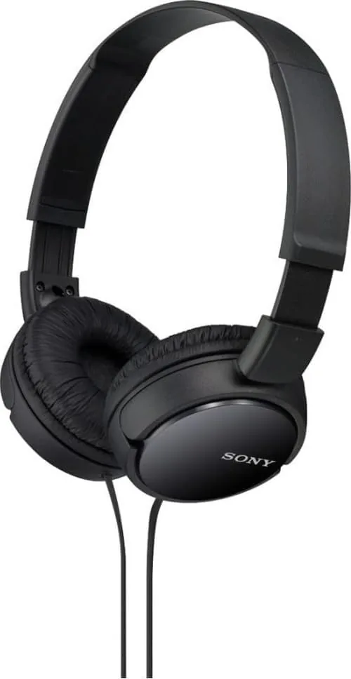 The Sony ZX Series Wired On-Ear Headphones, White MDR-ZX110 in real use