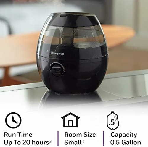 Another view of the Honeywell HUL520B Mistmate Cool Mist Humidifier Black With Easy Fill