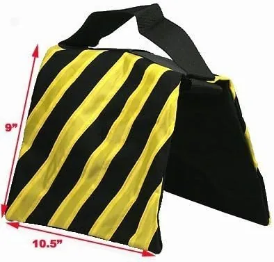 Close look at the SANDBAG Sand Bag SADDLEBAG Design Weight Bags for Photo Video build quality
