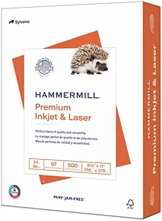 Hammermill Premium 24 Lb Paper Review: Thick, Bright, and Jam Free in Every Printer