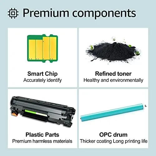 The greencycle Compatible Toner Cartridge Replacement for Canon 126 CRG-126 | in real use