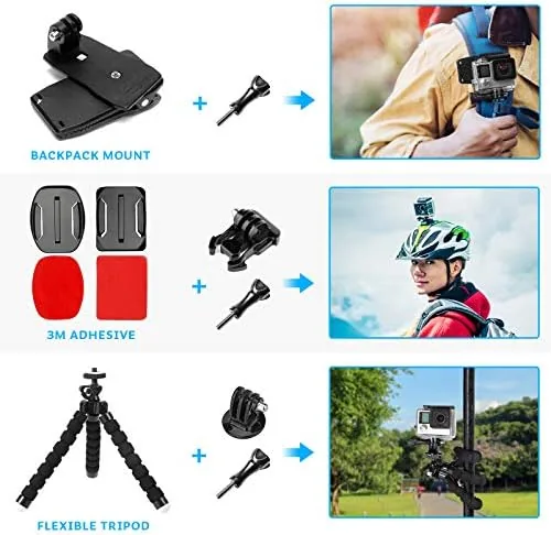 A time lapse setup using the tripod adapter on a standard tripod