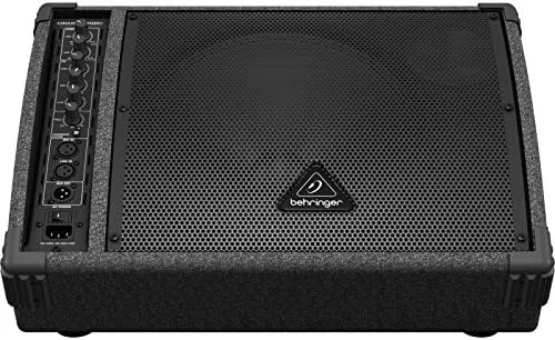The Behringer EUROLIVE F1220D Bi-Amped 250 Watt Monitor Speaker System with in real use