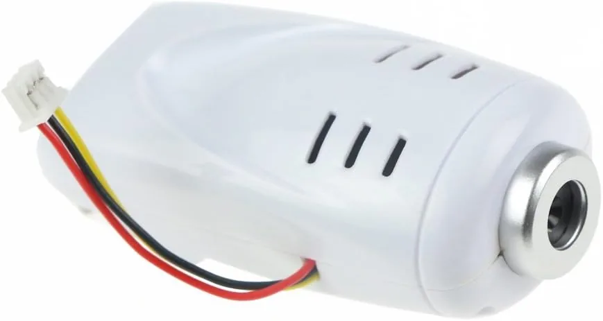 Coolplay camera mounted on the nose of a Syma X5C