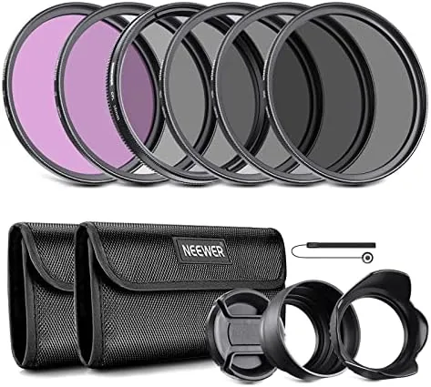 Overview of the NEEWER 58mm ND Lens Filter Kit with Hood & Lens