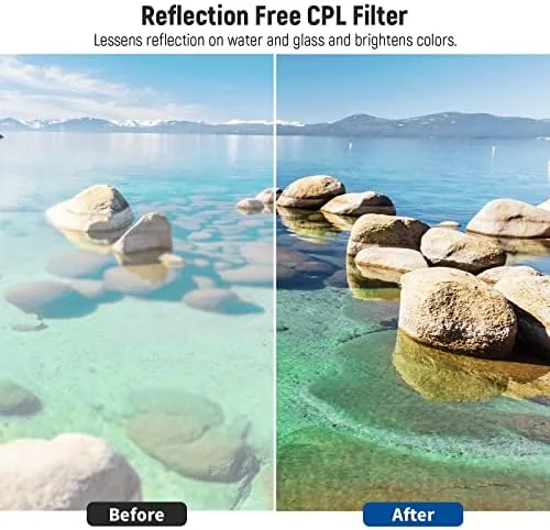The NEEWER 58mm ND Lens Filter Kit with Hood & Lens in real use