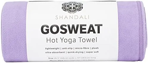 The GoSweat Non-Slip Hot Yoga Towel with Super-Absorbent Soft Suede Microfiber compared in context