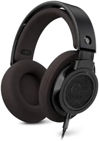 Philips open-back SHP9500 headphones front view