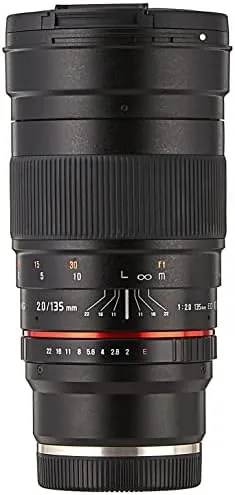 Another view of the Samyang 135mm f/2.0 ED UMC Telephoto Lens for Sony E-Mount
