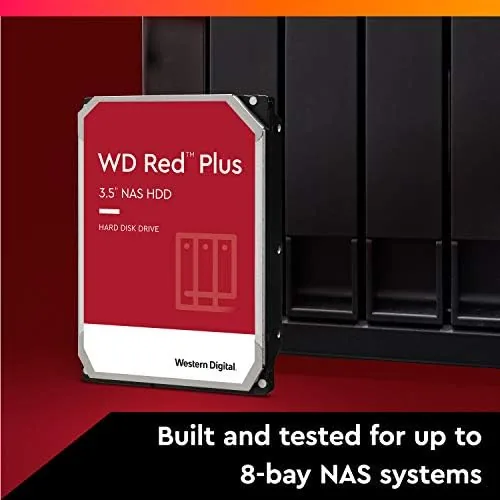 The drive installed in a NAS drive tray