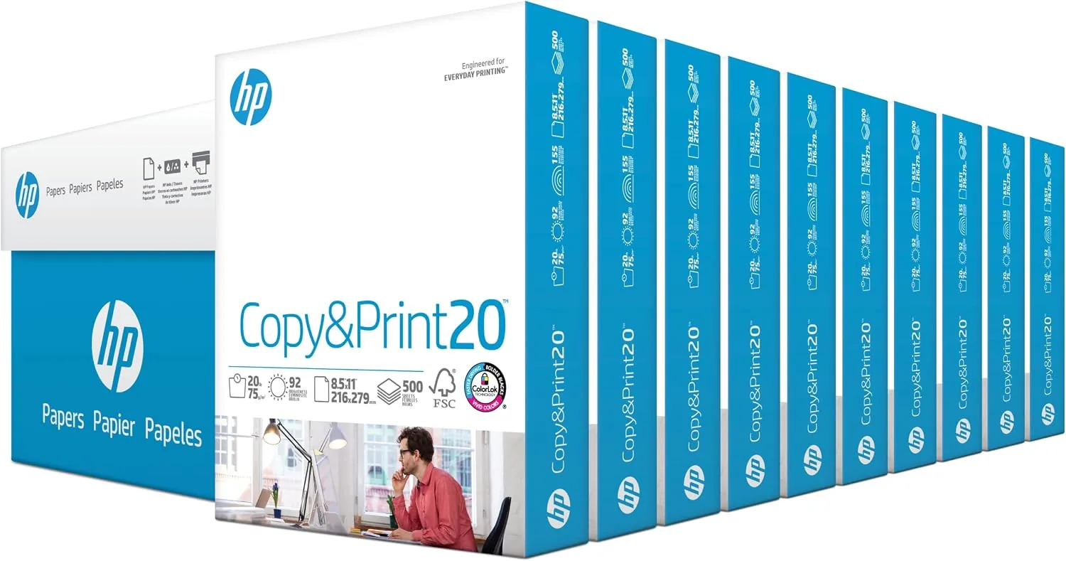 HP Copy and Print 20 lb Paper Review: One Case for the Whole Office