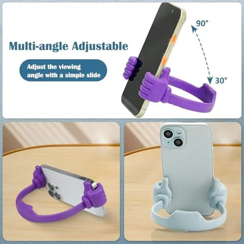 The HONSKY 3361942 Cute Thumbs Up Adjustable Tpu Flexible Mobile Cell in real use