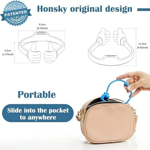 Testing the HONSKY 3361942 Cute Thumbs Up Adjustable Tpu Flexible Mobile Cell over two weeks