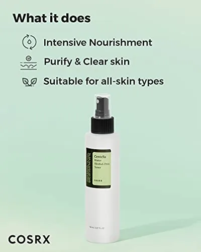 The COSRX Alcohol-Free CICA Toner, Centella Soothing Spray Toner, 5.07 fl in real use