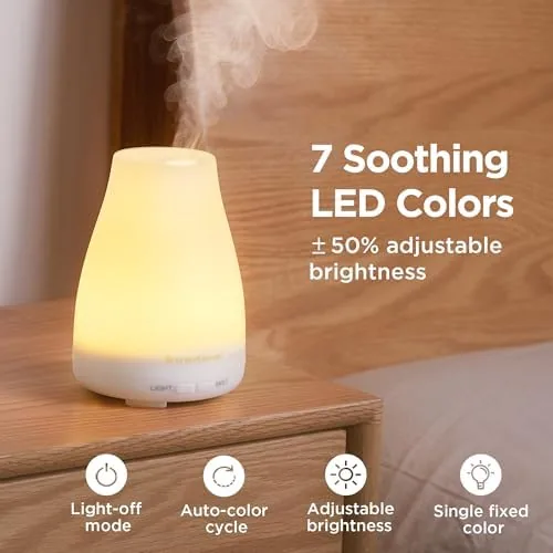 Another view of the InnoGear Essential Oil Diffuser Ultrasonic Diffusers for Home, Basic White
