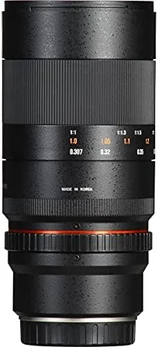 Another view of the Rokinon 100mm F2.8 ED UMC Full Frame Telephoto Macro Lens