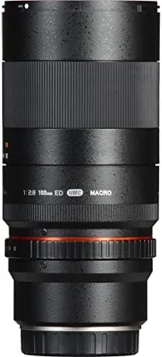 The Rokinon 100mm F2.8 ED UMC Full Frame Telephoto Macro Lens compared in context
