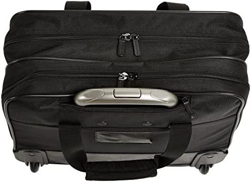The Amazon Basics 15.6" Rolling Laptop Bag for Travel and Business compared in context