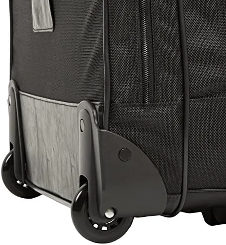 Testing the Amazon Basics 15.6" Rolling Laptop Bag for Travel and Business over two weeks