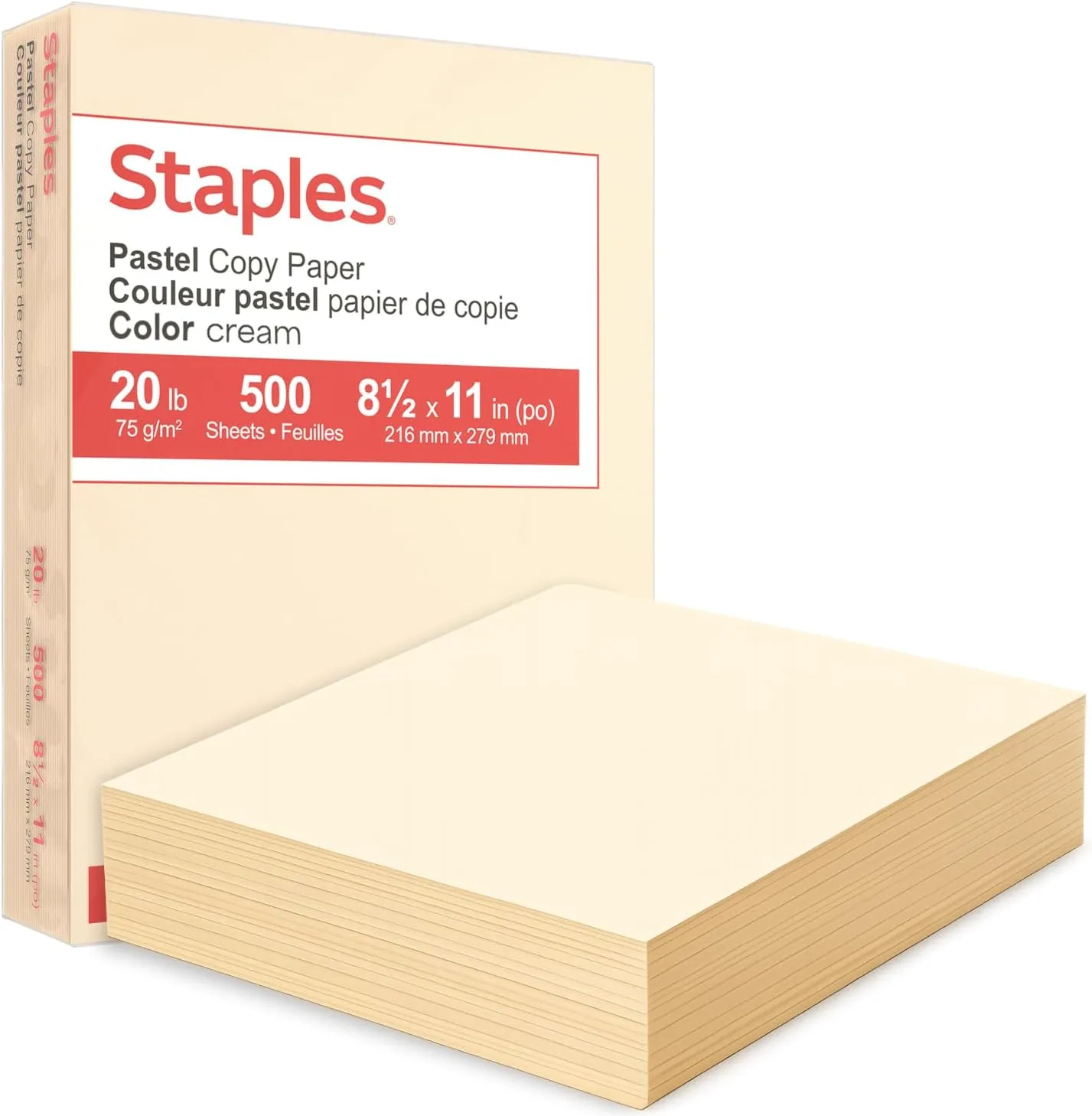 Staples Cream Pastel Paper Review: A Softly Colored Sheet for Print Jobs