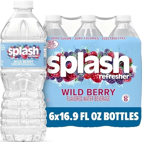 SPLASH REFRESHER Flavored Water Review: Wild Berry Hydration Without the Sugar