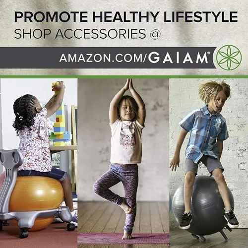 The Gaiam Kids Printed Yoga Mat, Non-Toxic, Fun Design, 3mm | in real use