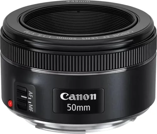 Overview of the Canon EF 50mm f/1.8 STM Lens, Black, Compatible with Canon