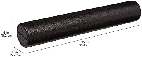 Another view of the Amazon Basics High-Density Foam Roller for Exercise, Stretching and Muscle