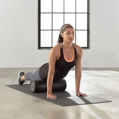 The Amazon Basics High-Density Foam Roller for Exercise and Recovery, 18 Inches, Black compared in context