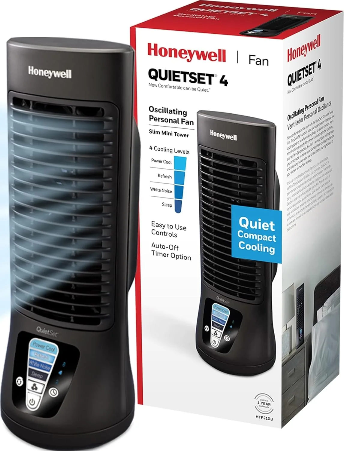 Honeywell QuietSet HTF210B Personal Table Fan Review: Quiet Cooling for the Bedroom