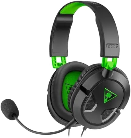 Turtle Beach Recon 50 wired gaming headset on a desk