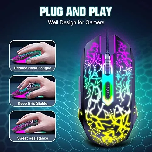 BENGOO mouse being used during a gaming session on a PC
