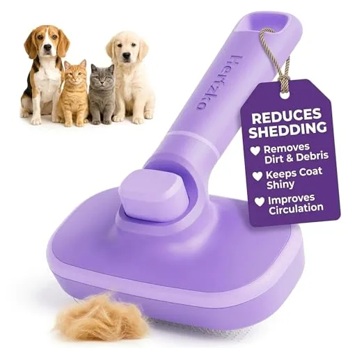 Hertzko Self Cleaning Slicker Brush Review: Shedding, Solved