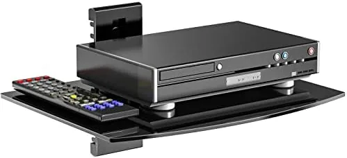 WALI Floating TV Shelf, 1 Tier Glass Projector Shelf for DVD Players, Routers, Game Review: Tested and Rated