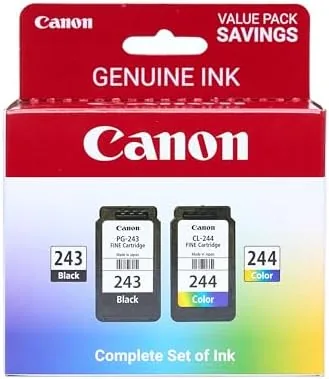 Canon PG-243 / CL-244 Genuine Ink Value Pack (2 Cartridges), Compatible with iP2820, MX492 Review: Tested and Rated