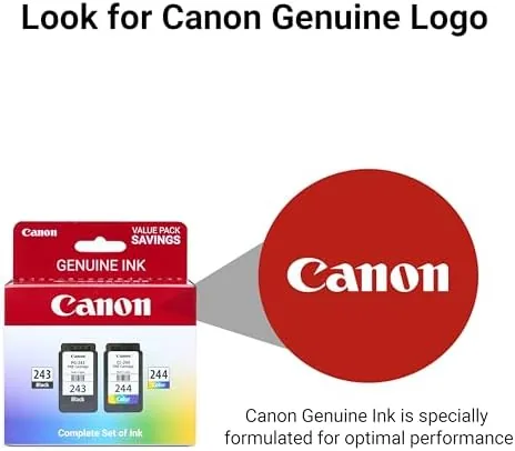 Another view of the Canon PG-243 / CL-244 Genuine Ink Value Pack (2 Cartridges)