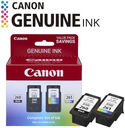 Close look at the Canon PG-260 / CLI-261 Genuine Ink Value Pack (2 Cartridges) build quality