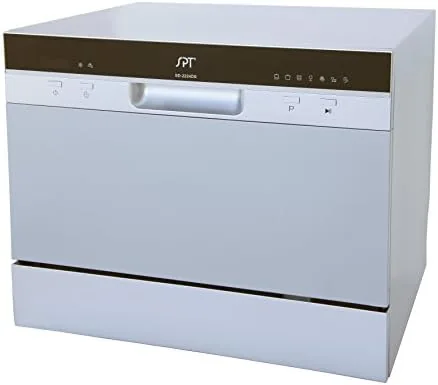 Another view of the SPT SD-2224DS ENERGY STAR Compact Countertop Dishwasher with Delay Start