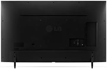 The rear panel of the LG 43UF6430 showing the HDMI, USB, and audio ports