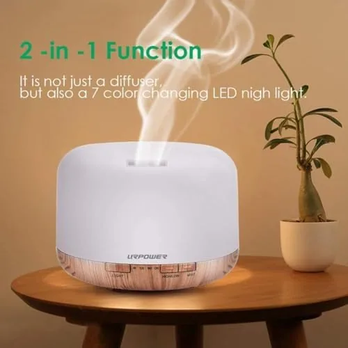 The URPOWER 500mL Essential Oil Diffuser Humidifier for Home & Large compared in context