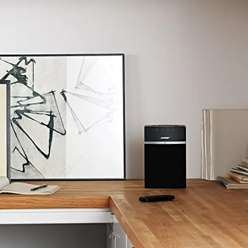 Close look at the Bose 731396-1100 SoundTouch 10 Wireless Speaker, Works with Alexa, Black build quality