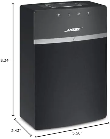 Another view of the Bose 731396-1100 SoundTouch 10 Wireless Speaker, Works with Alexa, Black