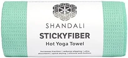 Another view of the Hot Yoga Towel - Mat-Sized, Microfiber, Super Absorbent, Anti-Slip, Injury