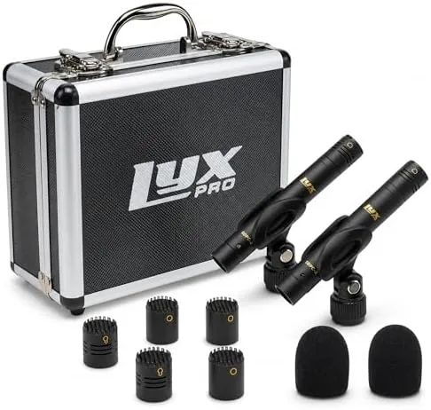 LyxPro SDPC-2 Stereo Pair Small Diaphragm Condenser Microphones, XLR Pencil Mic Set with Omni Review: Tested and Rated