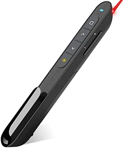 Wireless Presenter, Hyperlink Volume Control Presentation Clicker RF 2.4GHz USB PowerPoint Clicker Presentation Remote Review: Tested and Rated