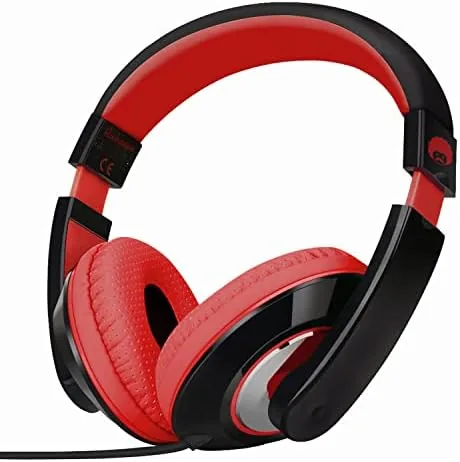 Overview of the rockpapa Comfort Kids Headphones for School, Lightweight Foldable Portable Childs