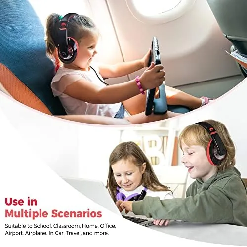 The rockpapa Comfort Kids Headphones for School, Lightweight Foldable Portable Childs compared in context