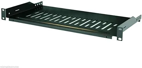 Another view of the Cantilever Server Shelf Vented Shelves Rack Mount 19inch 1U 10inch(250mm) Deep