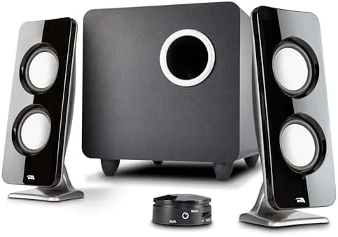 Overview of the Cyber Acoustics CA-3610 2.1 Multimedia Speaker System with Subwoofer, Perfect