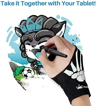 Testing the HUION Skeleton Artist Glove for Drawing Tablets, Left or Right over two weeks
